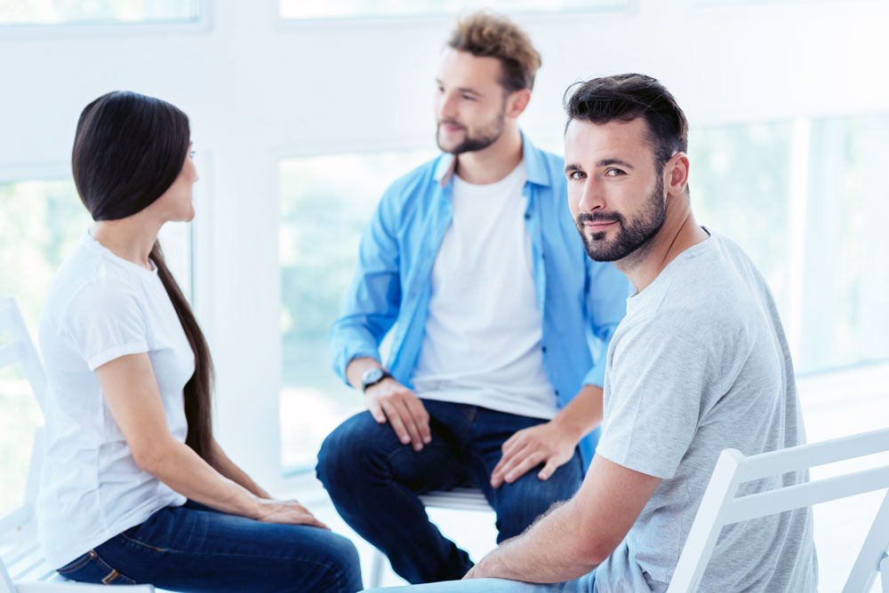 people during a behavioral therapy and counseling session